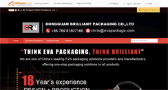 Desktop Screenshot of evapackage.com